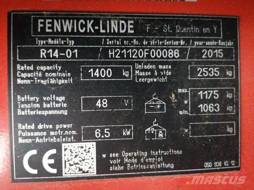 Linde R14-01 Ανυψωτικά στενών δρόμων