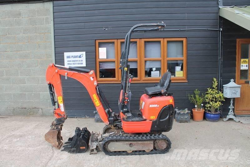 Kubota K 008-3 Εκσκαφάκι (διαβολάκι) < 7t
