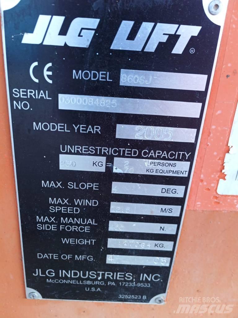 JLG 860 SJ Ανυψωτήρες με τηλεσκοπικό βραχίονα