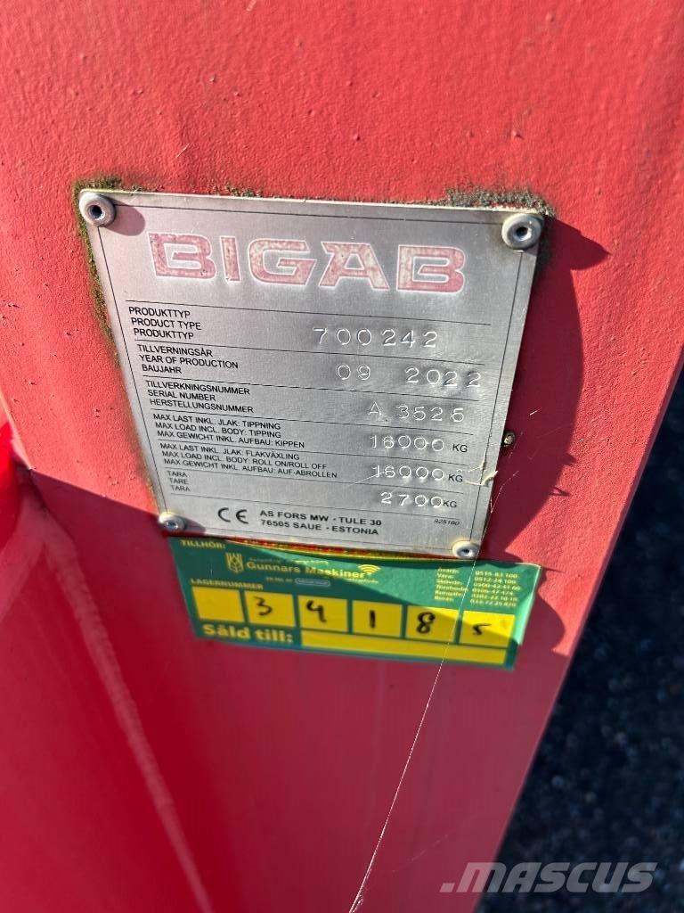 Bigab 242 SCHAKTFLAK Ρυμούλκες Container 