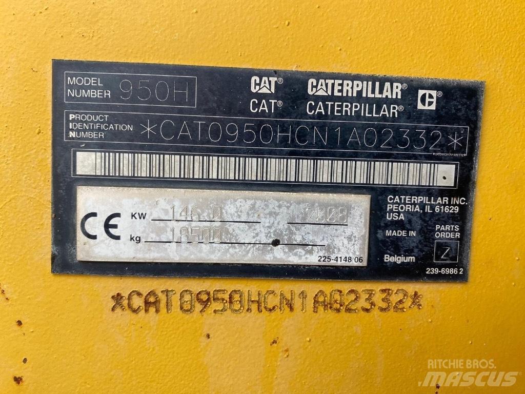 CAT 950 H Φορτωτές με λάστιχα (Τροχοφόροι)