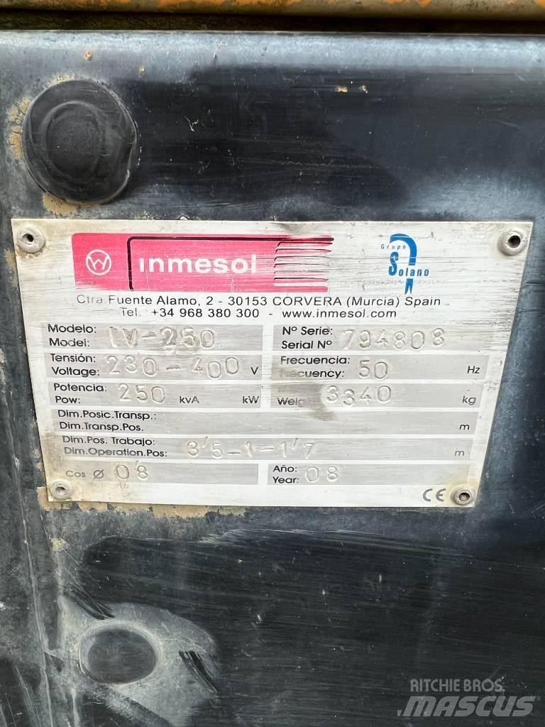 Inmesol IV-250 Γεννήτριες ντίζελ