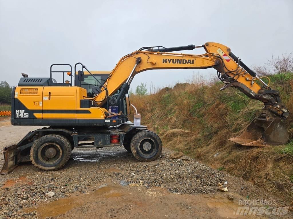 Hyundai HW 145 Εκσκαφείς με τροχούς - λάστιχα