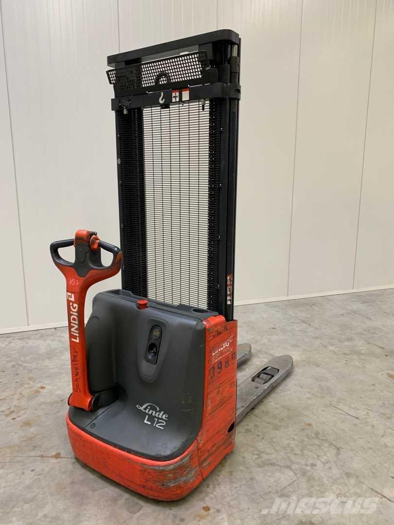 Linde L12 Ηλεκτρικά παλετοφόρα με ιστό