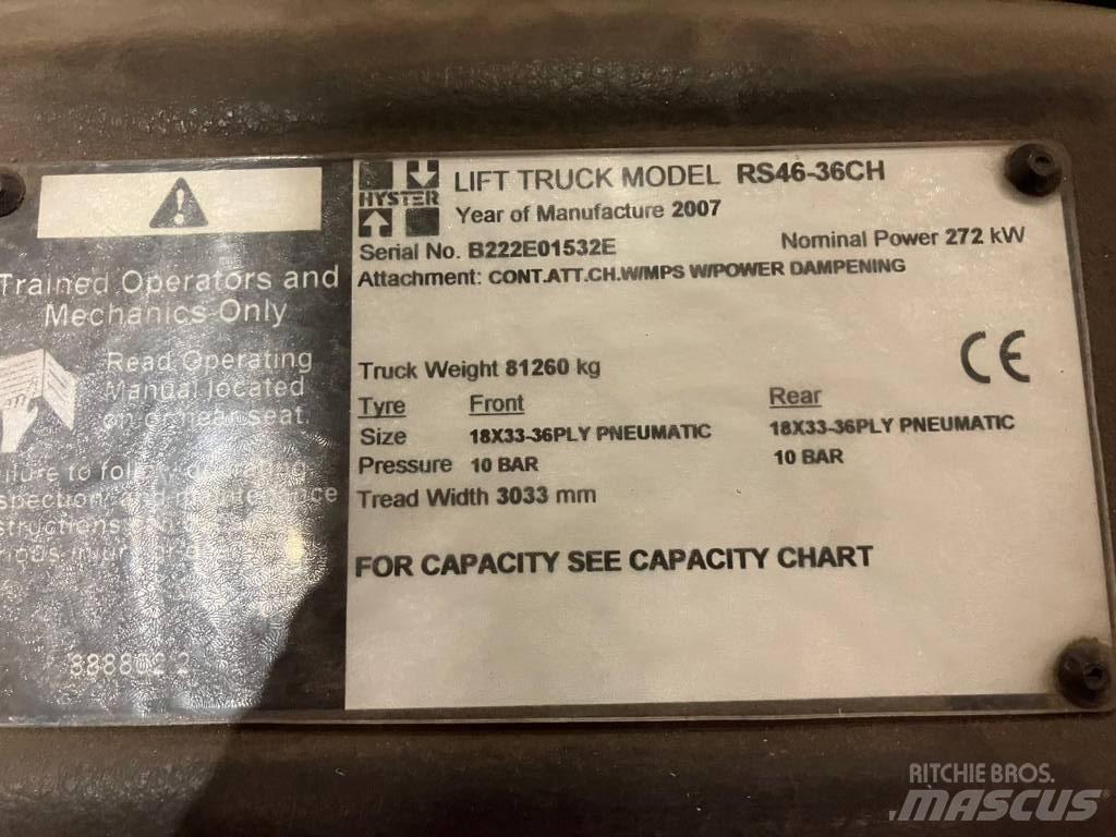 Hyster RS46-36CH Γερανοί στοίβαξης εμπορευματοκιβωτίων