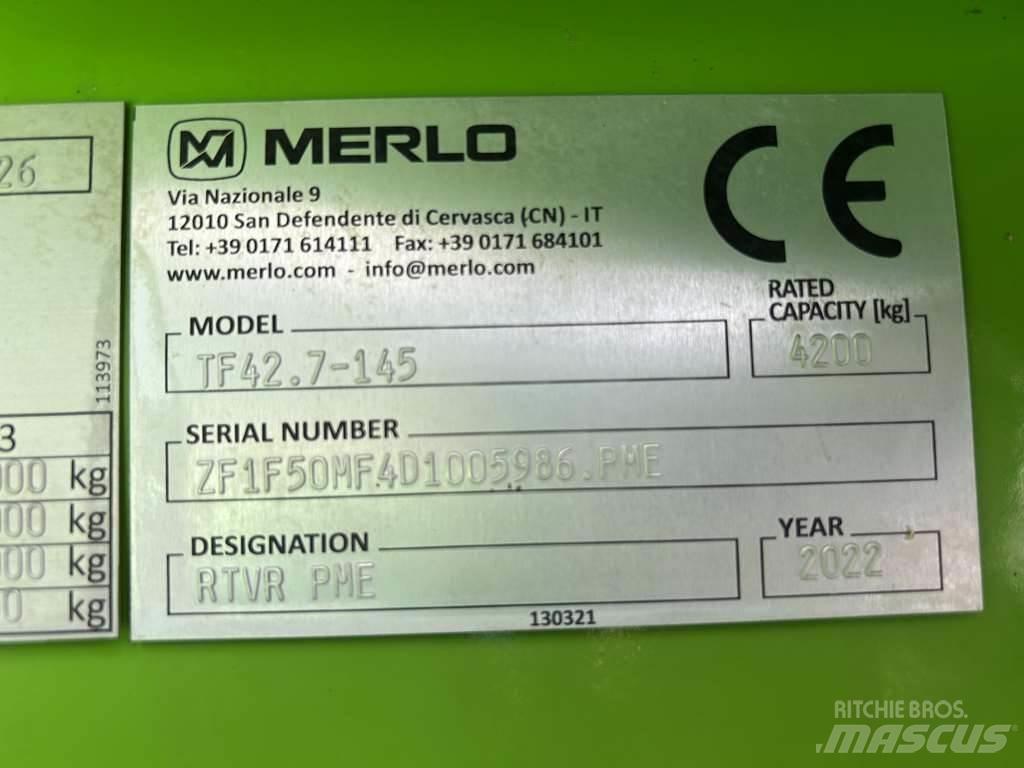 Merlo TF42.7-145 Τηλεσκοπικοί ανυψωτές
