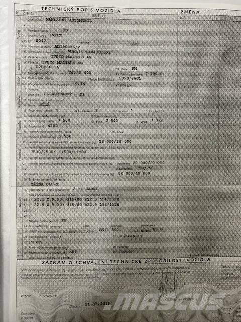 Iveco MAGIRUS Φορτηγά με Γερανό