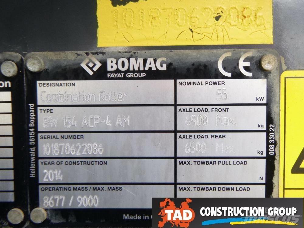 Bomag BW 154 AC Οδοστρωτήρες διπλού κυλίνδρου