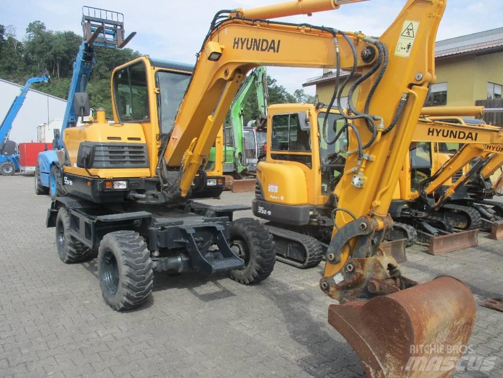 Hyundai Robex 55W-9 Εκσκαφείς με τροχούς - λάστιχα