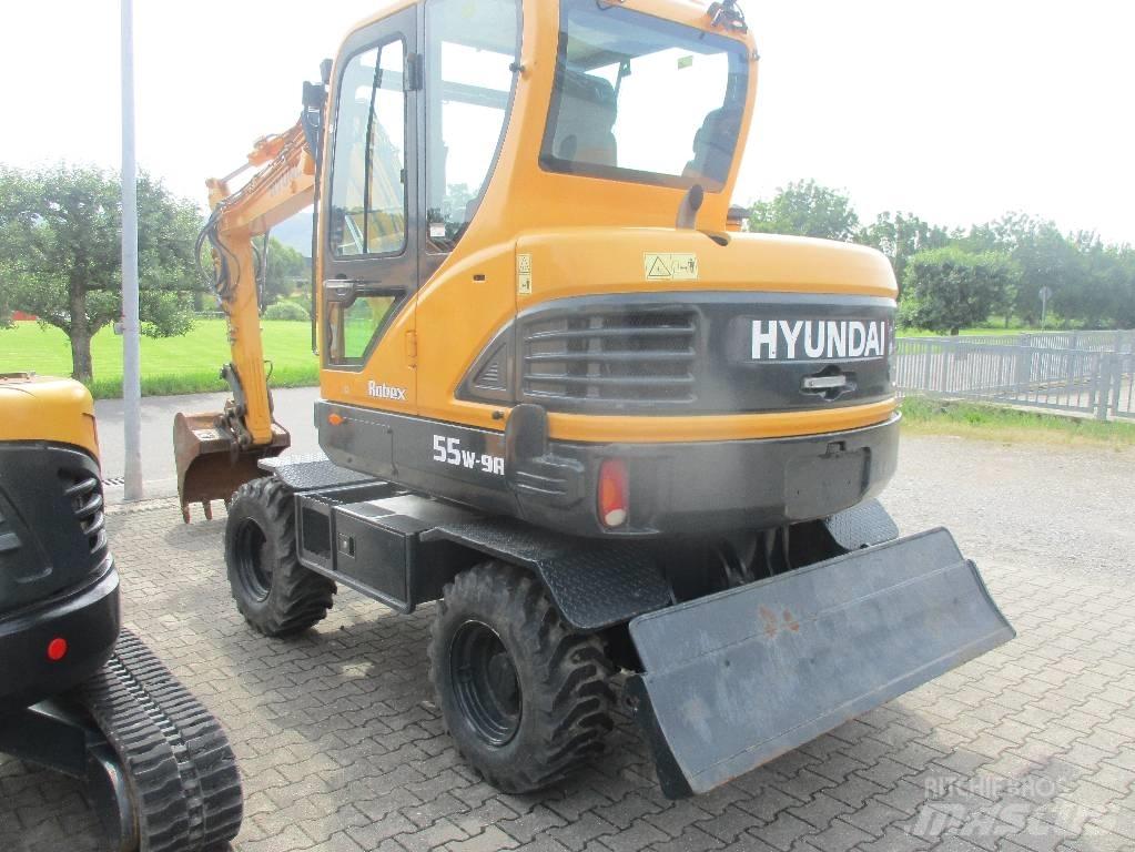 Hyundai Robex 55W-9 Εκσκαφείς με τροχούς - λάστιχα