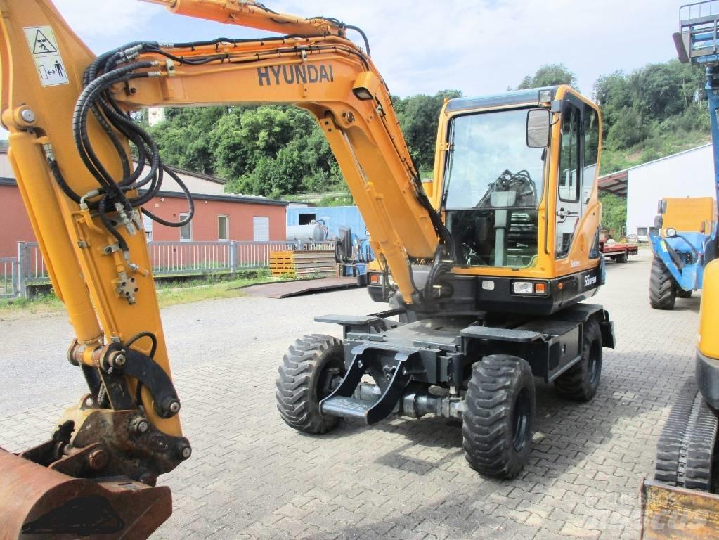 Hyundai Robex 55W-9 Εκσκαφείς με τροχούς - λάστιχα
