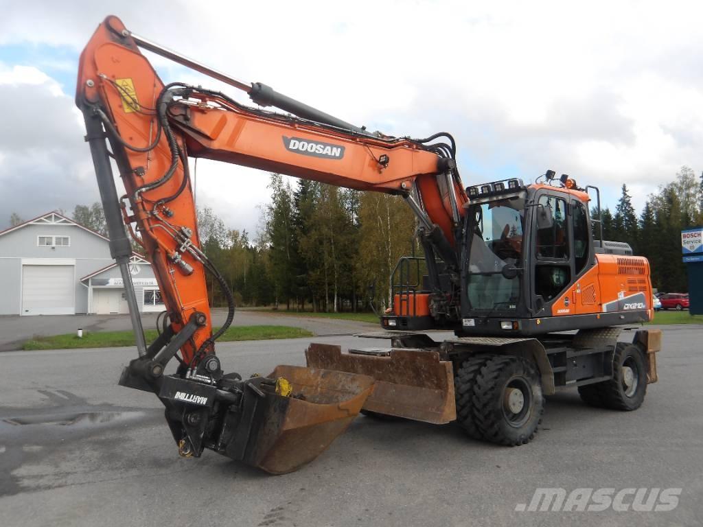 Doosan DX 210 WE Εκσκαφείς με τροχούς - λάστιχα