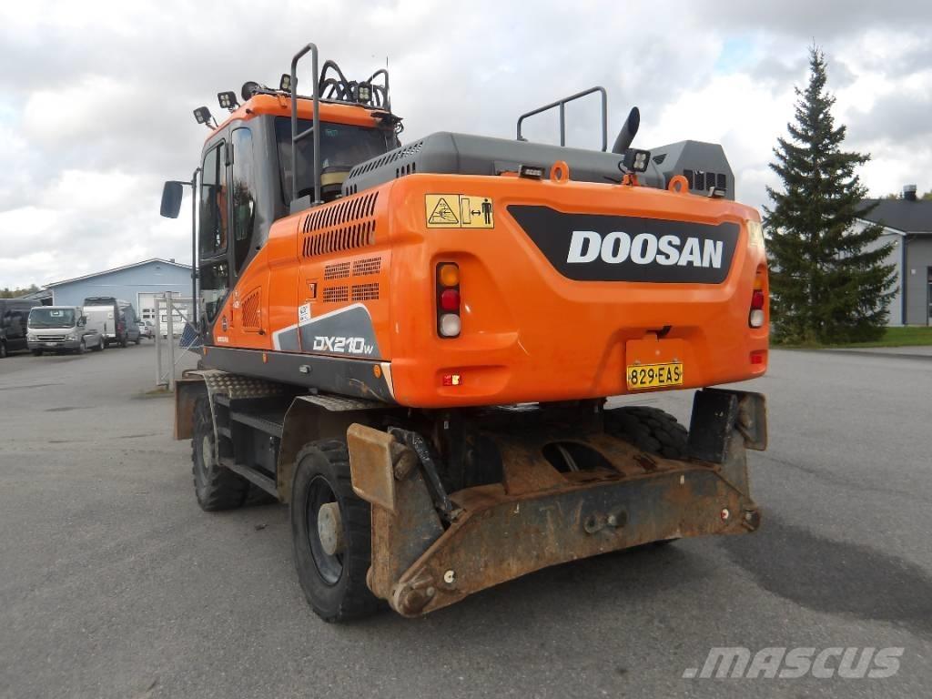 Doosan DX 210 WE Εκσκαφείς με τροχούς - λάστιχα