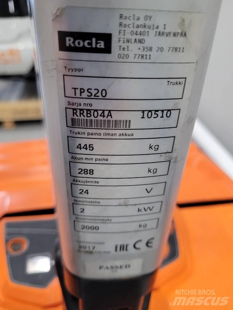 Rocla TPS20 Χειροκίνητο περονοφόρο ανυψωτικό με πλατφόρμα