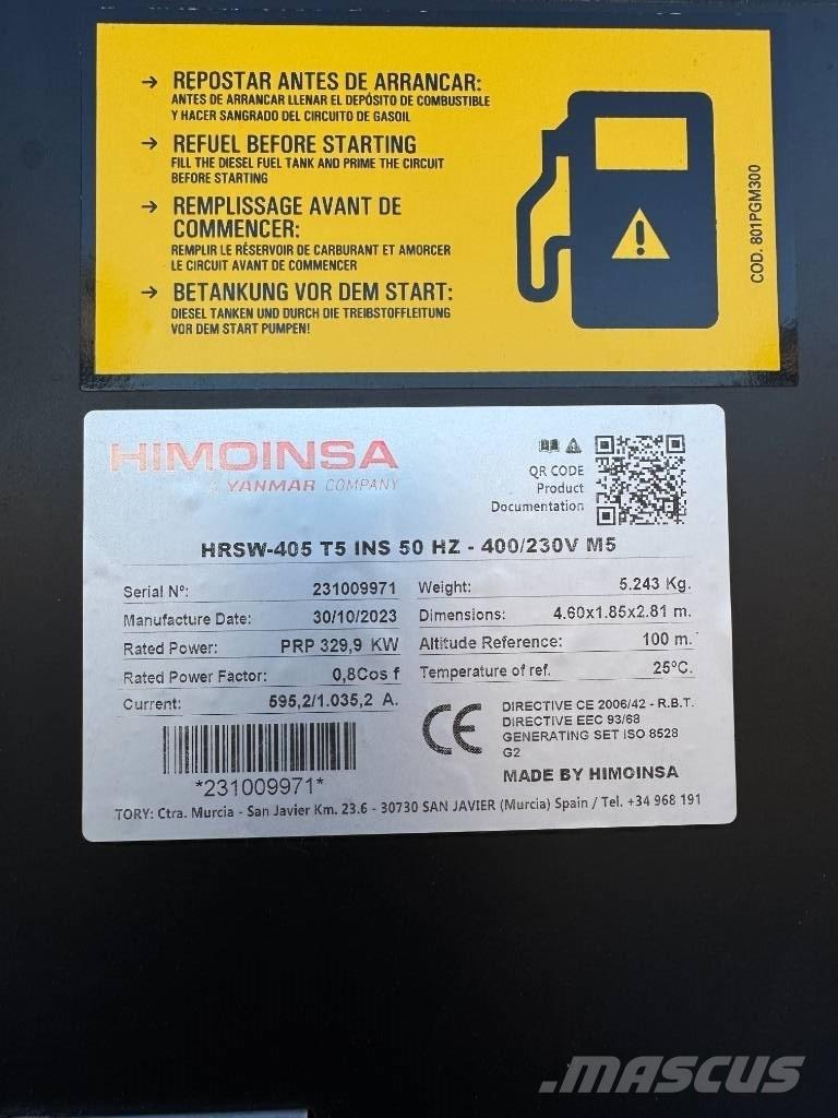 Himoinsa 405 Kva Γεννήτριες ντίζελ