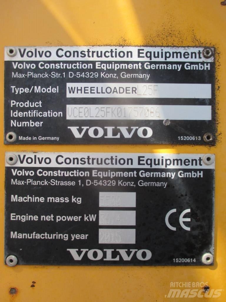 Volvo L 25 F Φορτωτές με λάστιχα (Τροχοφόροι)