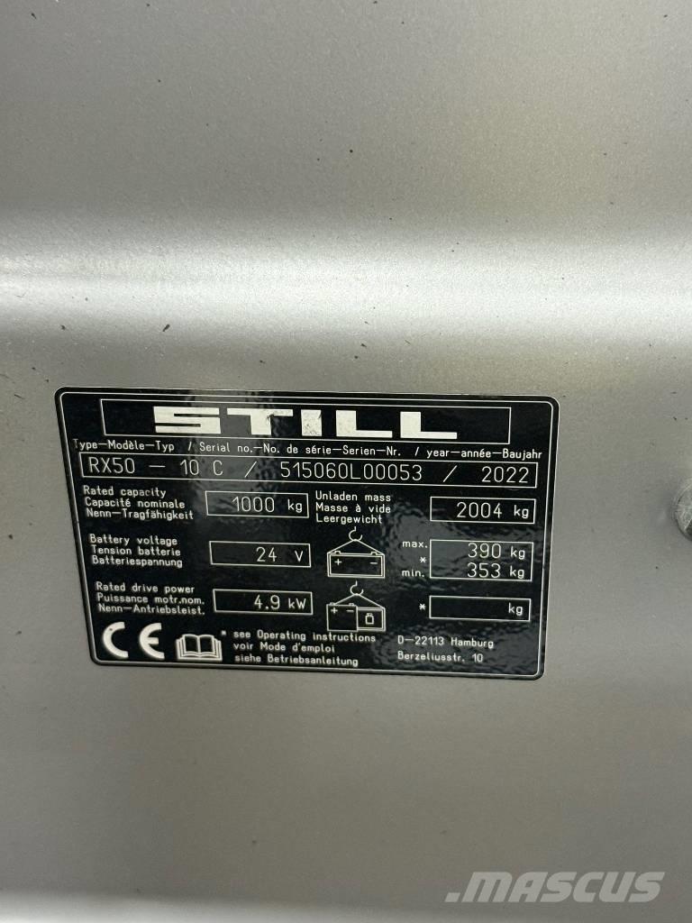 Still RX 50-10 Ηλεκτρικά περονοφόρα ανυψωτικά κλαρκ