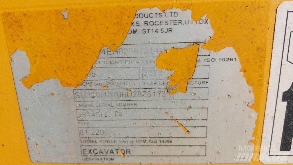 JCB JS 145 LC Εκσκαφείς με ερπύστριες