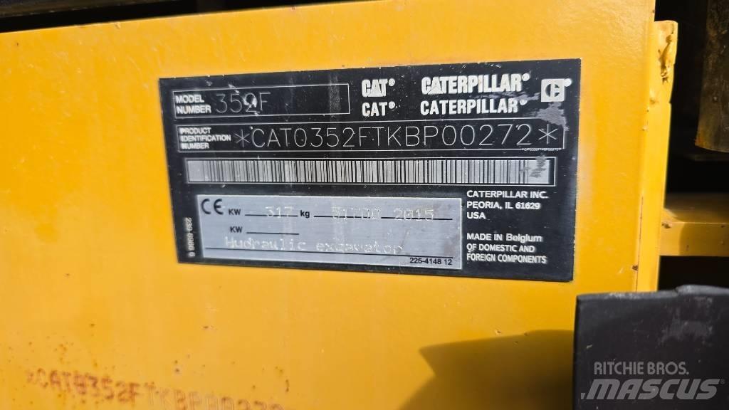 CAT 352 F Εκσκαφείς με ερπύστριες