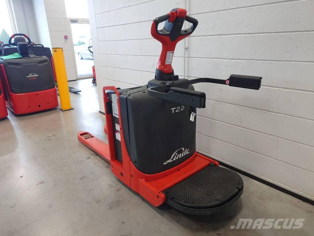 Linde T20P/1151 Χειροκίνητο περονοφόρο ανυψωτικό με πλατφόρμα