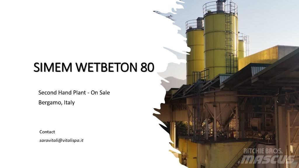  SIMEM WETBETON 80 Μονάδες παραγωγής σκυροδέματος