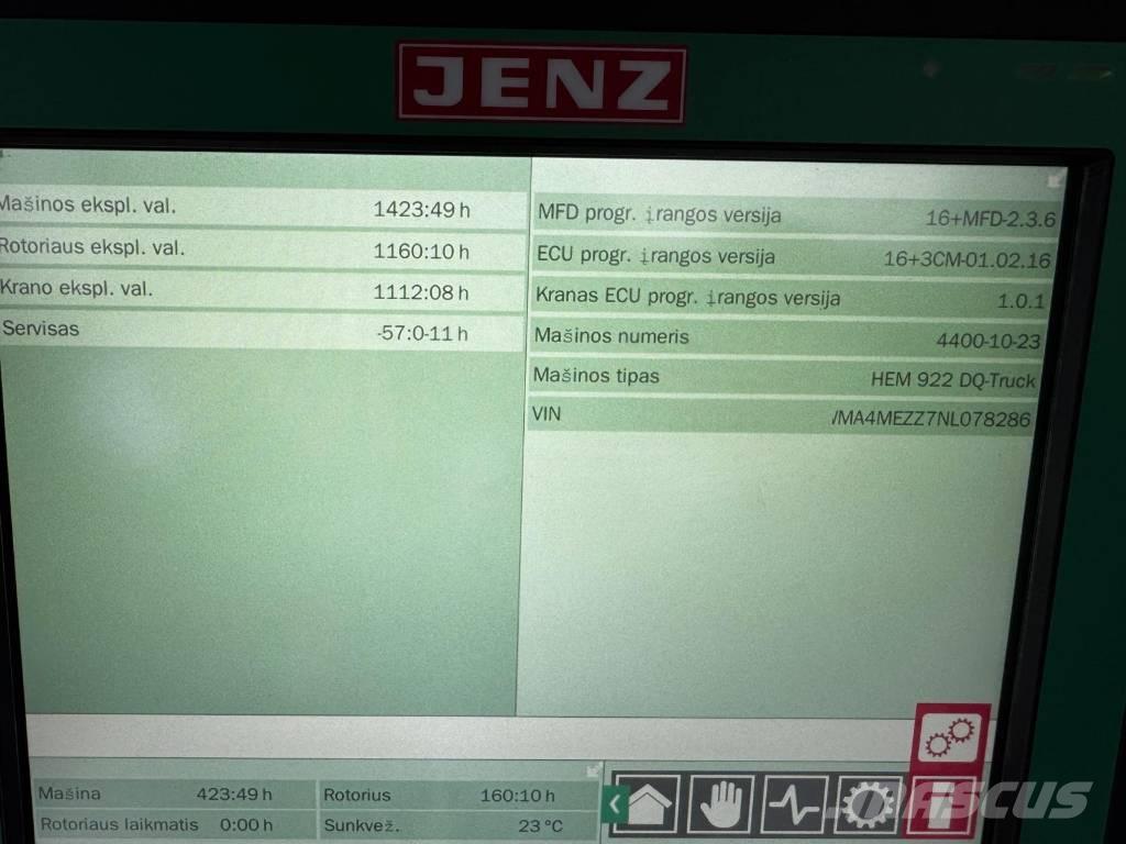 JENZ HEM 922 Τεμαχιστές ξύλου