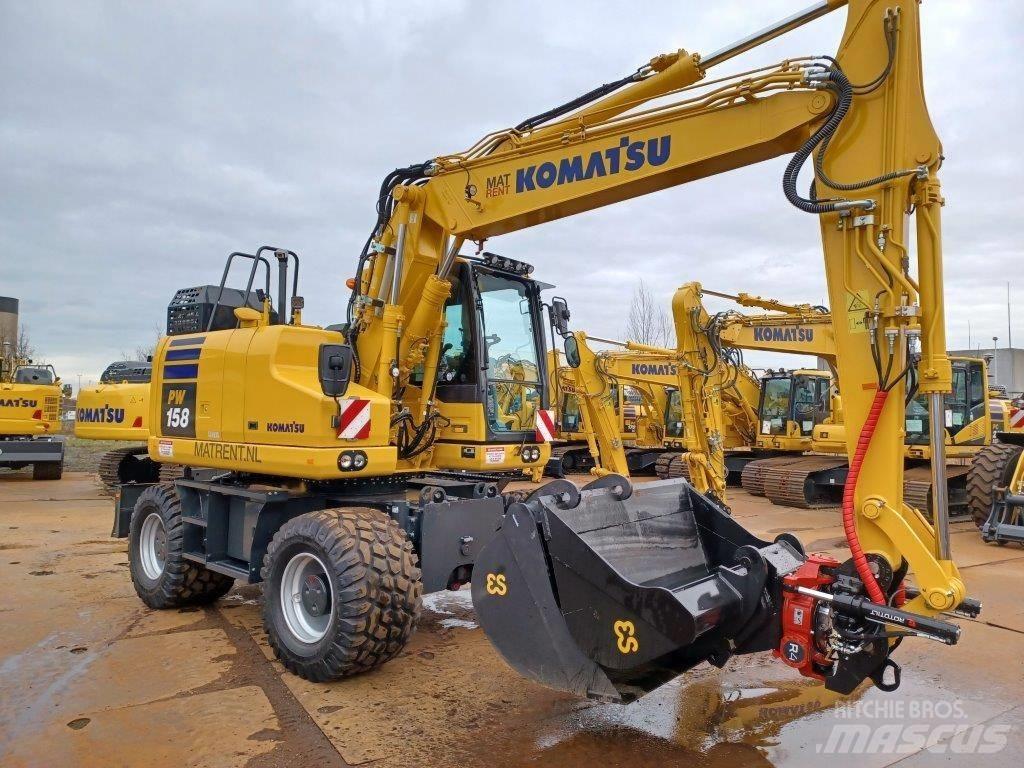 Komatsu PW158-11E0 Εκσκαφείς με τροχούς - λάστιχα