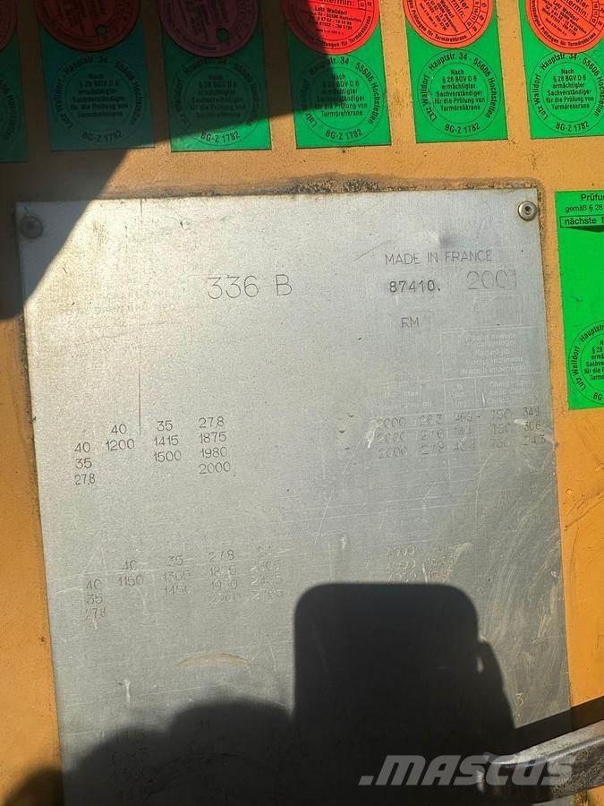 Potain 336 B Πυργογερανοί