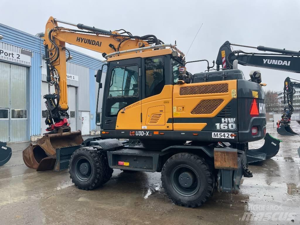Hyundai HW160 Εκσκαφείς με τροχούς - λάστιχα
