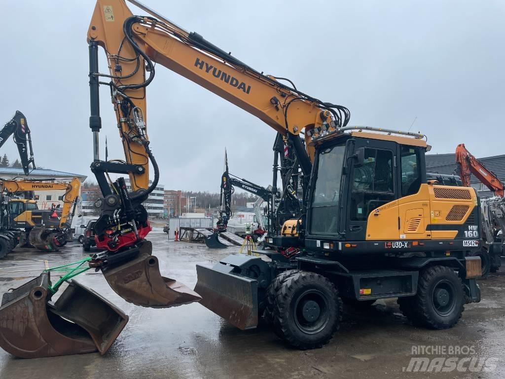 Hyundai HW160 Εκσκαφείς με τροχούς - λάστιχα
