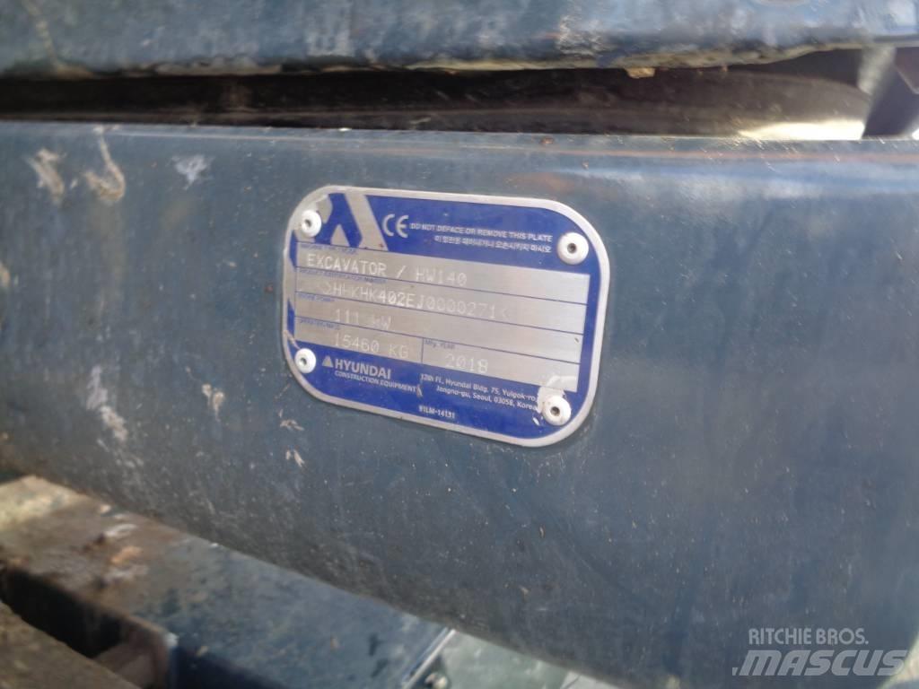 Hyundai HW 140 Εκσκαφείς με τροχούς - λάστιχα
