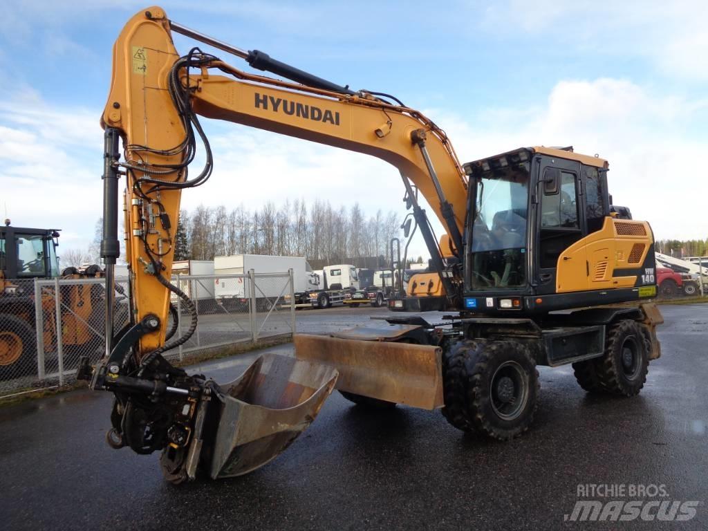 Hyundai HW 140 Εκσκαφείς με τροχούς - λάστιχα