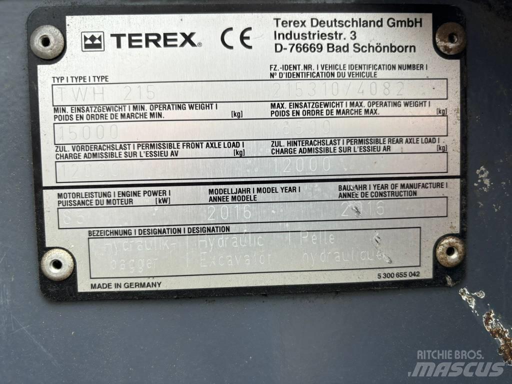 Terex TWH215 Εξοπλισμός διαλογής αποβλήτων
