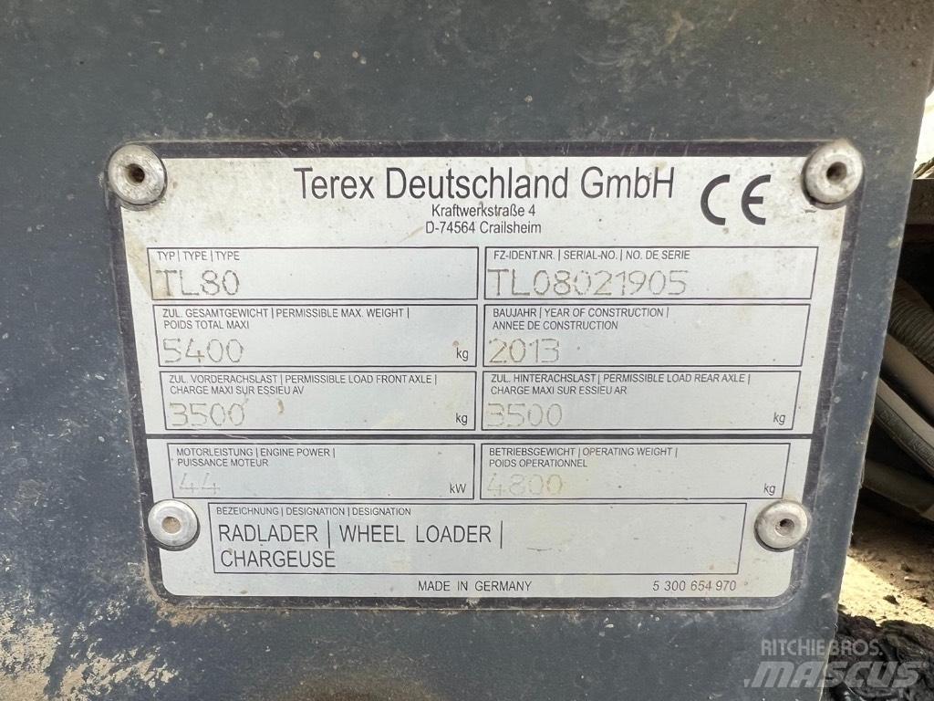 Terex TL 80 Φορτωτές με λάστιχα (Τροχοφόροι)