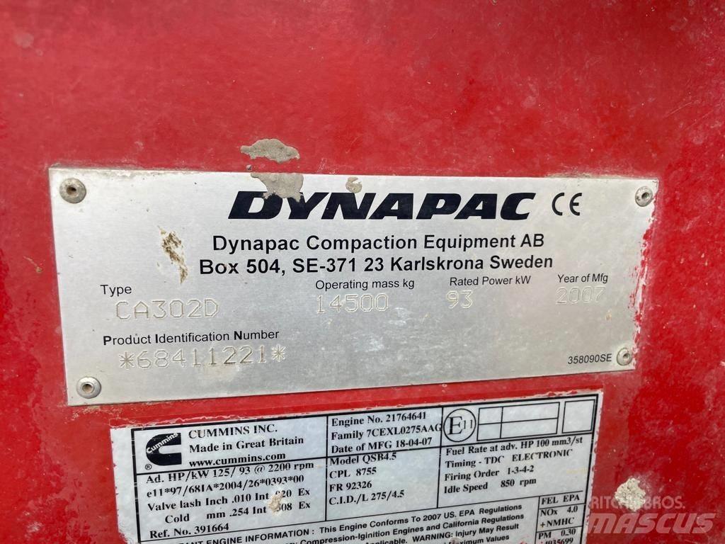 Dynapac CA 302 D Οδοστρωτήρες μονού κυλίνδρου