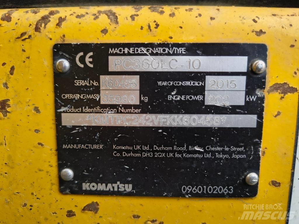Komatsu PC 360 LC-10 Εκσκαφείς με ερπύστριες