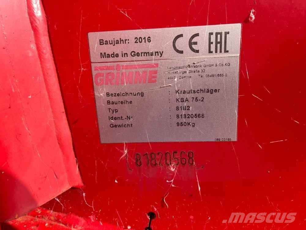 Grimme KSA 75-2 Εξοπλισμός πατατοκαλλιεργειών - Άλλα