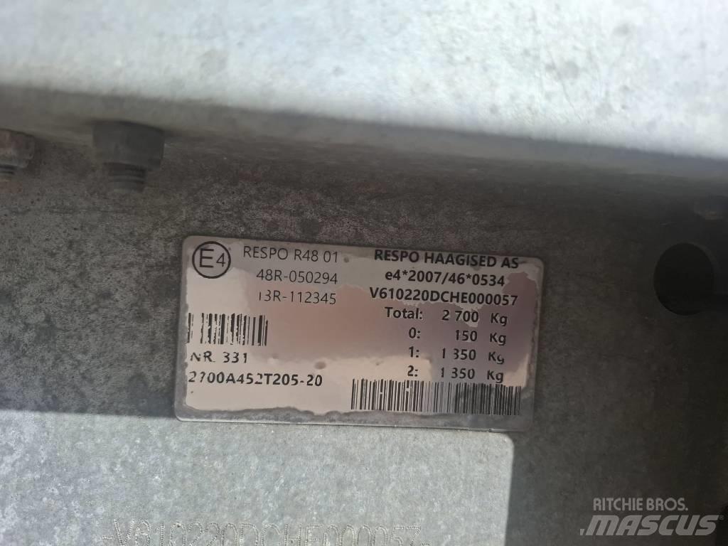 Respo 2700A452T205 Λοιπές ρυμούλκες