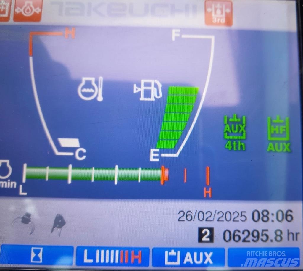 Takeuchi TB 260 Εκσκαφάκι (διαβολάκι) < 7t