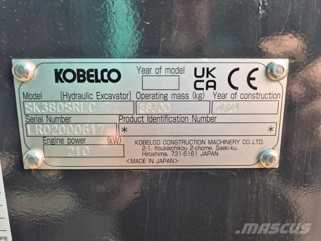 Kobelco SK380SRLC Εκσκαφείς με ερπύστριες