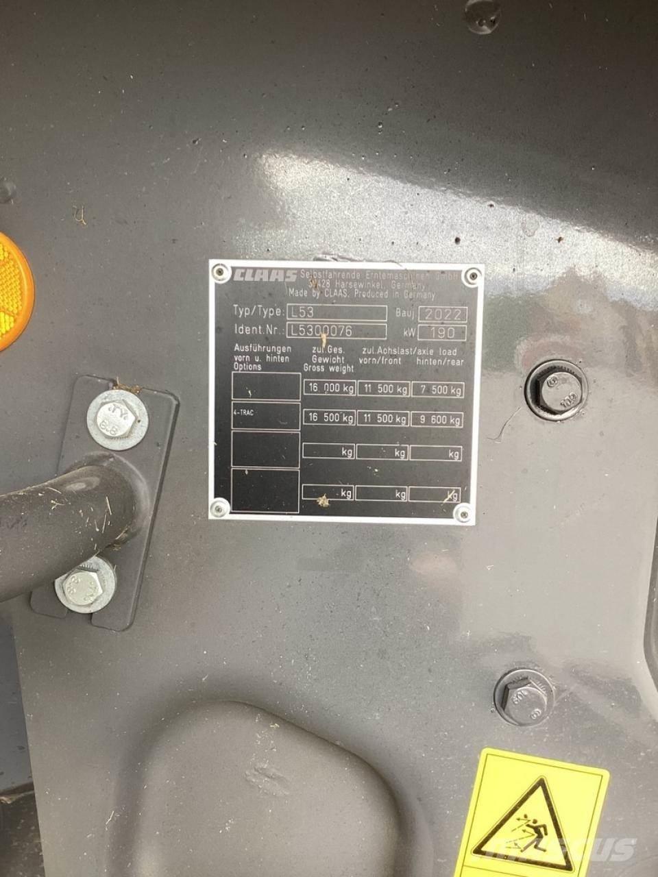 CLAAS Trion 520 Θεριζοαλωνιστικές μηχανές