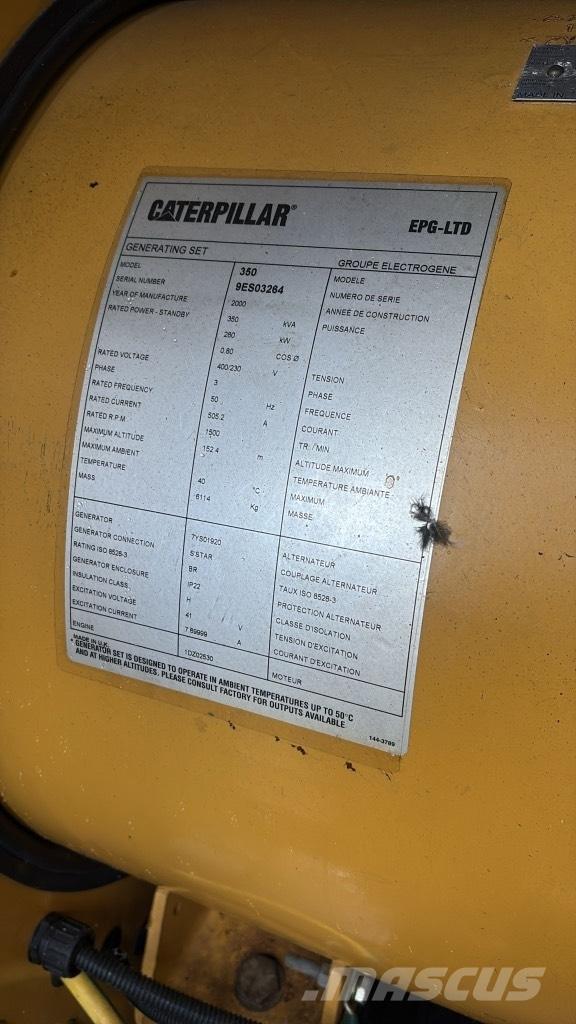 CAT 350 KVA Γεννήτριες ντίζελ