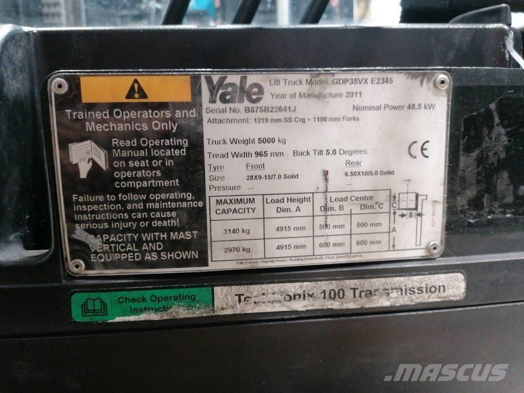 Yale GDP35VX Πετρελαιοκίνητα Κλαρκ