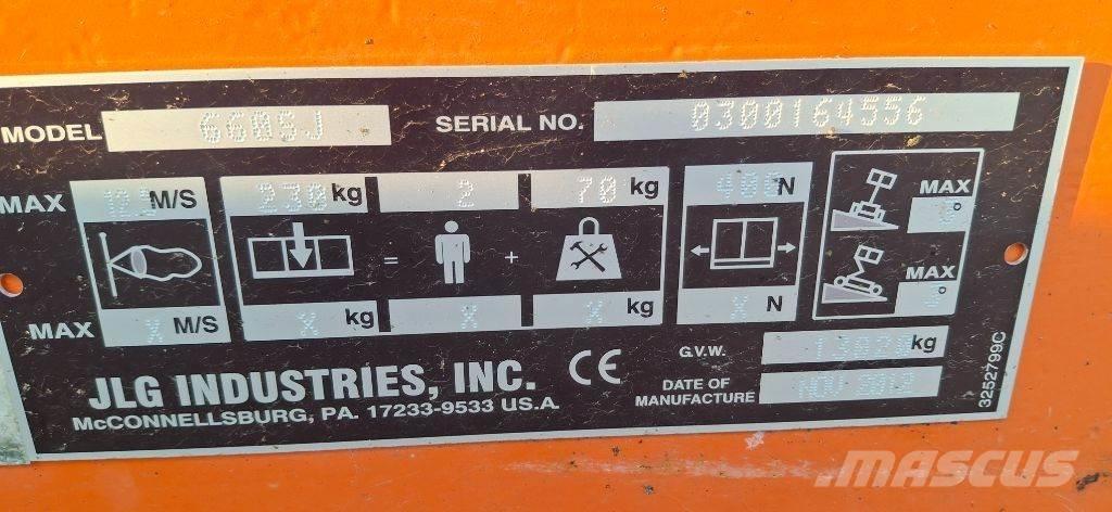 JLG 660 SJ Ανυψωτήρες με τηλεσκοπικό βραχίονα