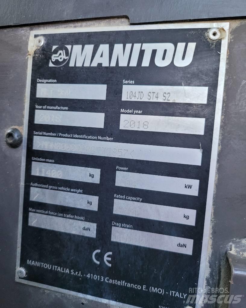 Manitou MLT960 Τηλεσκοπικοί ανυψωτές