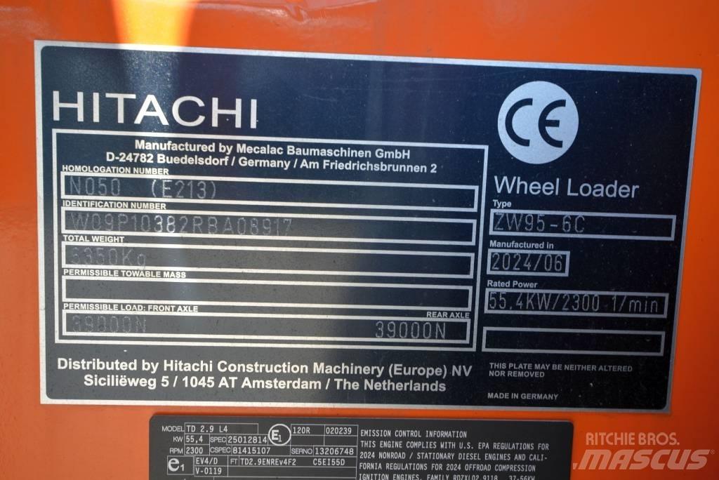 Hitachi ZW 95-6 C Φορτωτές με λάστιχα (Τροχοφόροι)