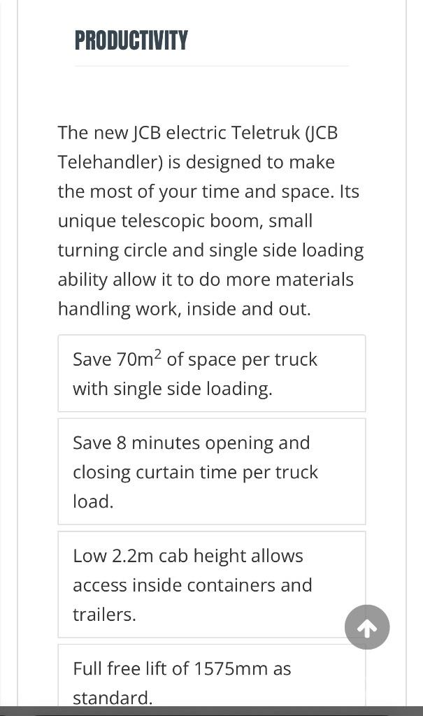 JCB 30-19 E Ηλεκτρικά περονοφόρα ανυψωτικά κλαρκ