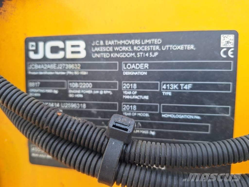 JCB 413 K Φορτωτές με λάστιχα (Τροχοφόροι)