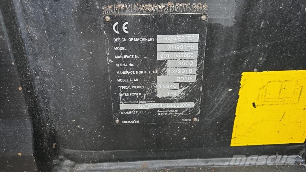 Komatsu 901.5 Θεριζοαλωνιστικές μηχανές