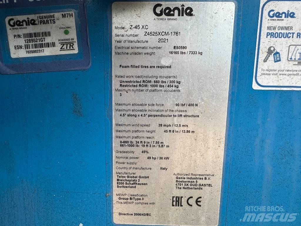 Genie Z 45/25 XC Ανυψωτήρες με αρθρωτό βραχίονα